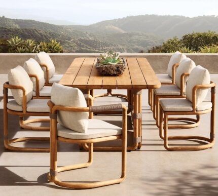 Teak Outdoor Dining Set Wholesale Factory