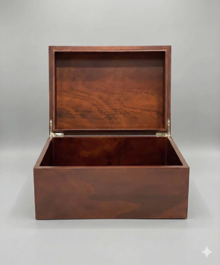 Unfinished Pine Wood Box for Crafts Wholesale