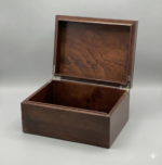 Natural Unfinished Pine Wood Storage Box with Hinged Lid - DIY Craft Gift Box Wholesale - Image 2