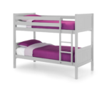Solid Pine Kids Bunk Bed Wholesale White Grey