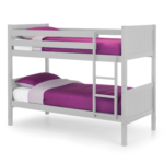 Solid Pine Kids Bunk Bed Wholesale White Grey