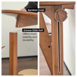 Adjustable Solid Wood Book Stand & Cookbook Holder with Metal Clips - Desktop Reading Rest Wholesale - Image 5