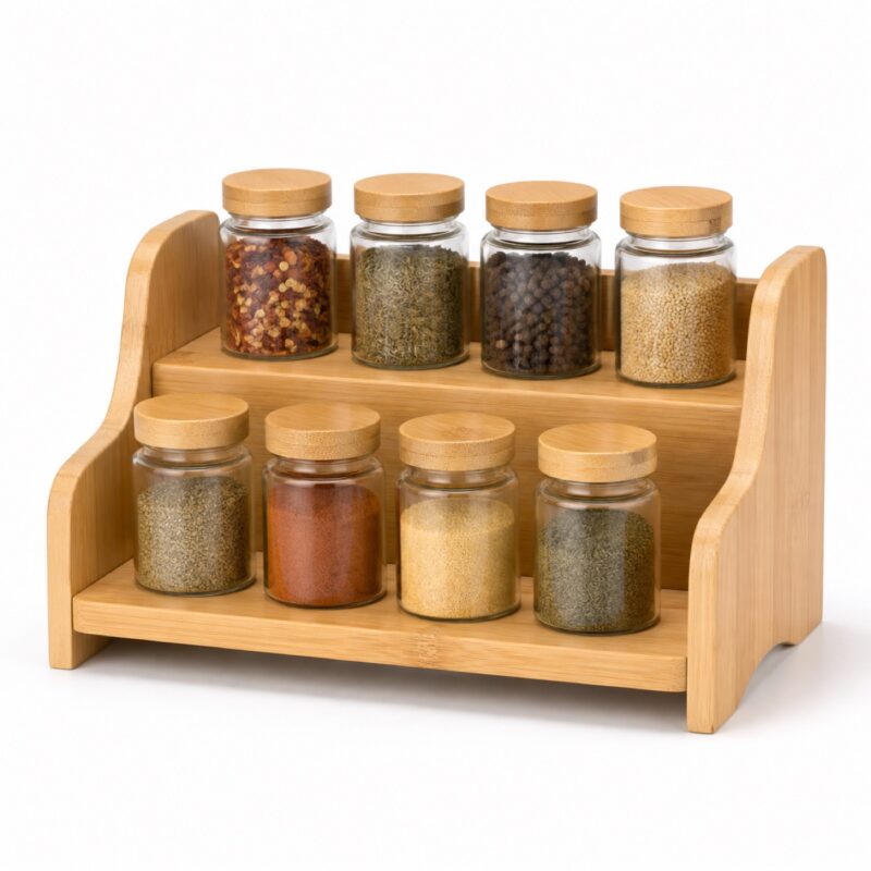 bamboo spice rack organizer OEM wholesale for kitchenware brands