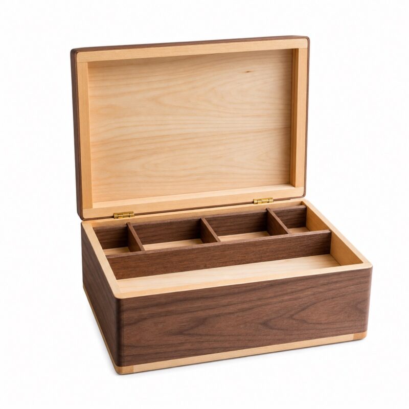 custom wooden storage box OEM wholesale with logo and packaging options