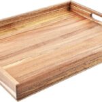 Custom Acacia Wood Serving Trays with Handles OEM Wholesale