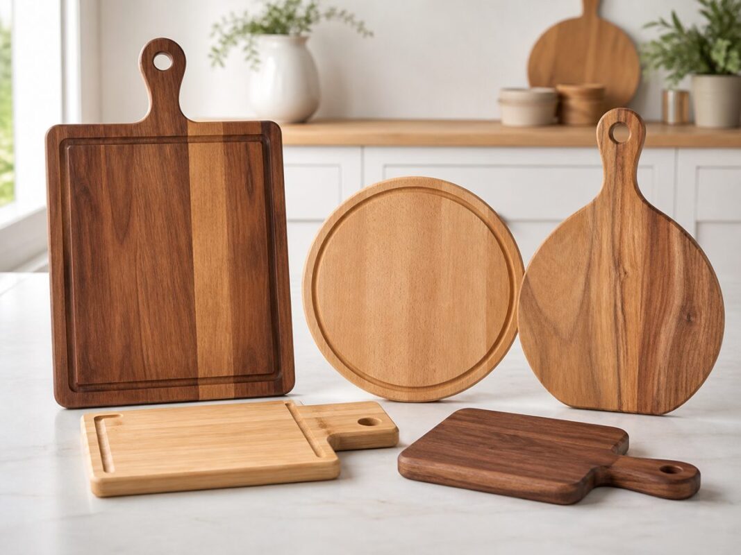 Custom wooden serving boards and charcuterie boards for private label OEM wholesale sourcing
