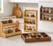 Custom wooden and bamboo spice rack organizers for private label OEM wholesale sourcing